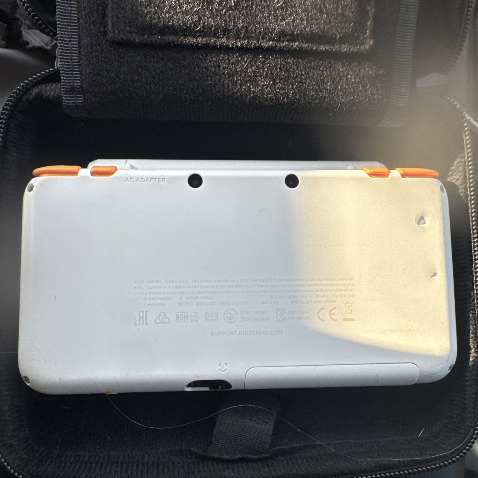Nintendo “New” 2DS XL LL Console White & Orange (USA Seller) JAN-001