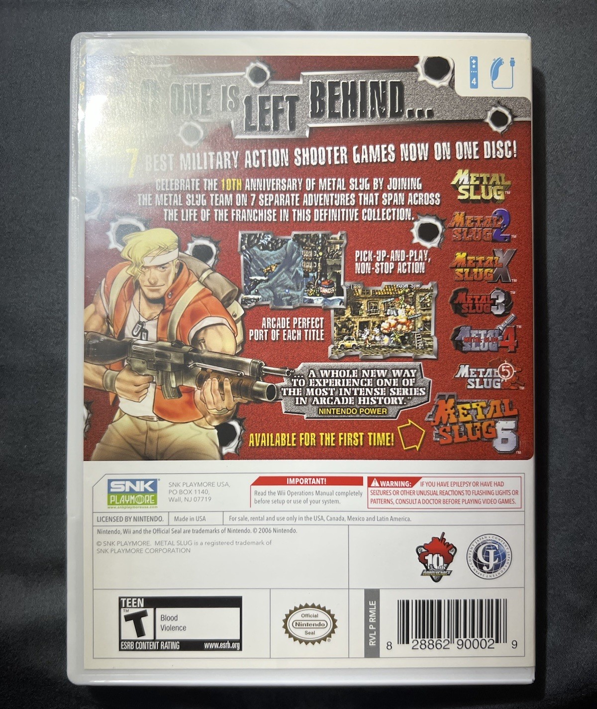 Metal Slug Anthology Nintendo Wii