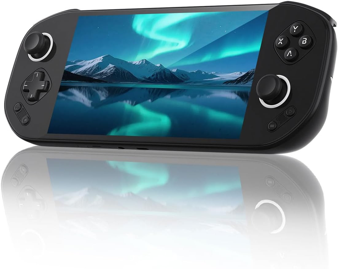 Mangmi Pocket Max Game Console,7 Inch OLED Android 13 System 8000Mah Battery Vid