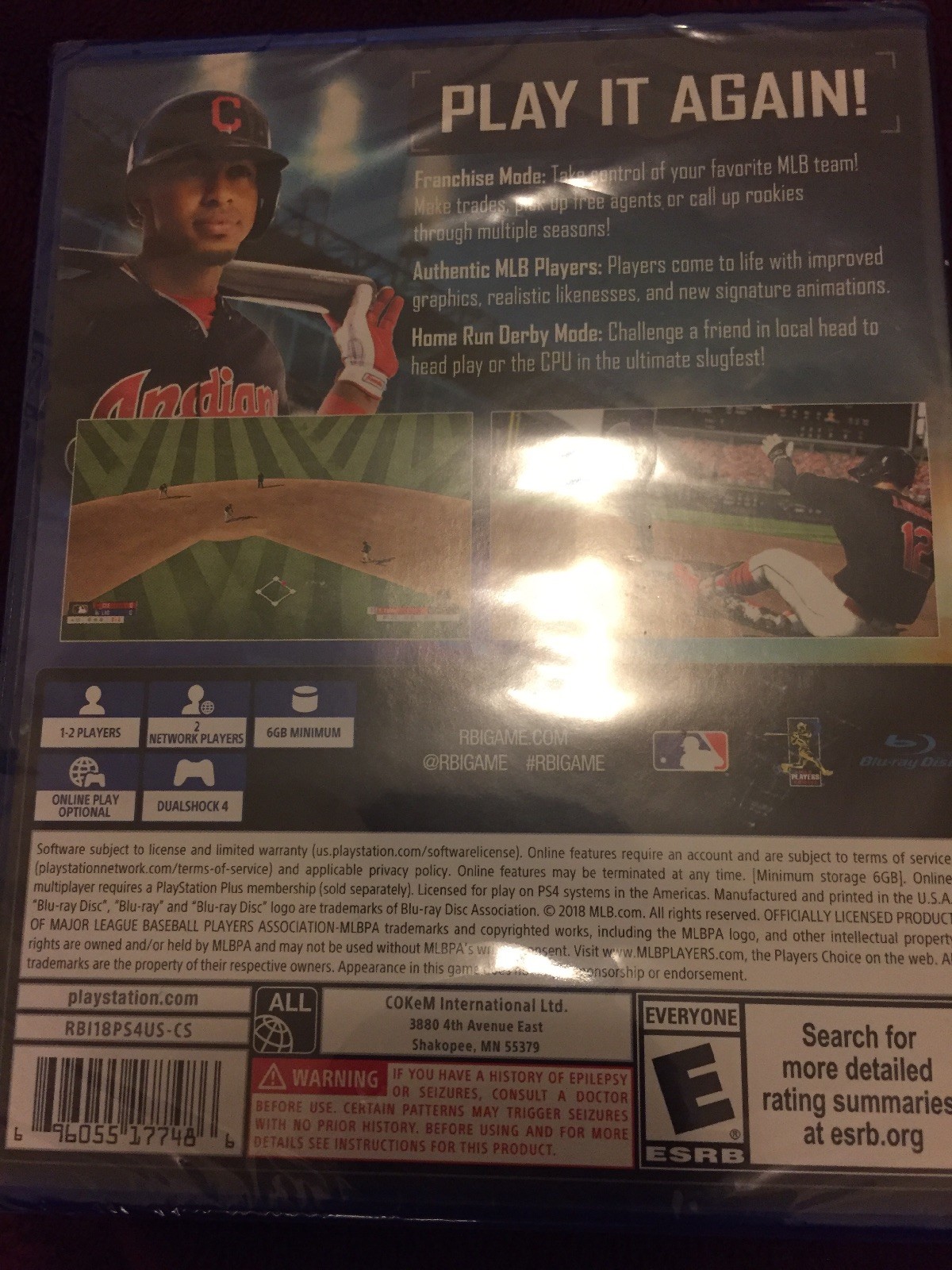 R.B.I. Baseball 18 PS4 SONY 2018 BRAND NEW FACTORY SEALED US EDITION