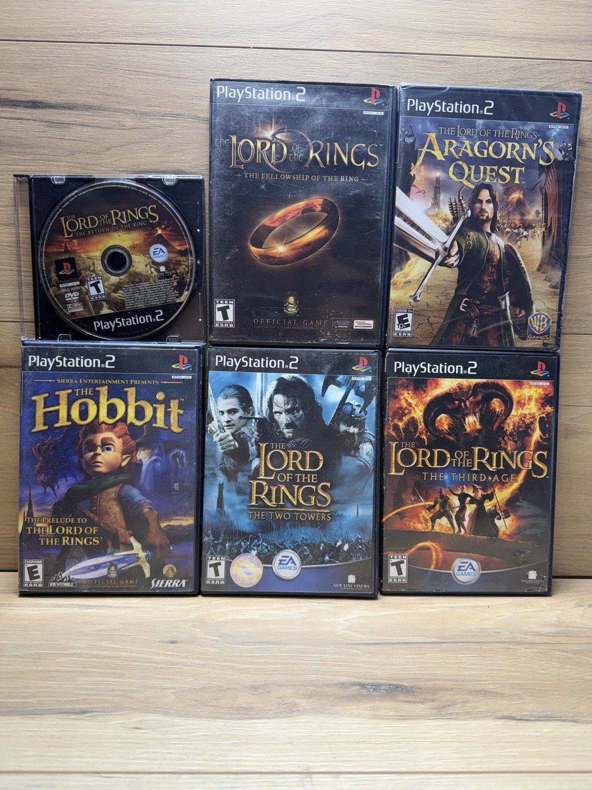 Lord Of The Rings The Third Age Hobbit Returning The King Playstation 2 Bundle