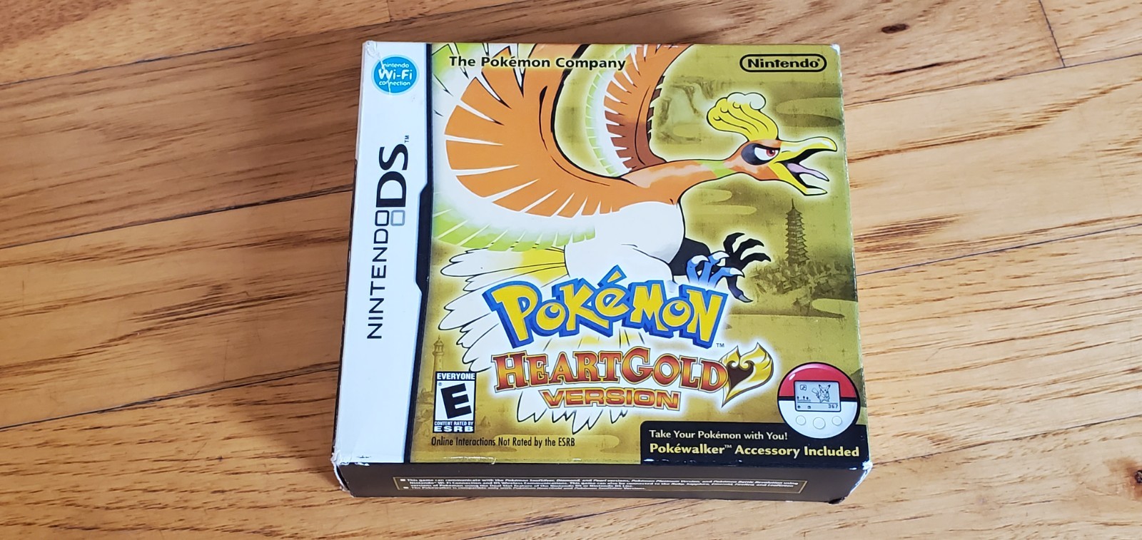 Nintendo DS Pokémon Heart Gold Box HeartGold Big Box Only No Game or Pokewalker!