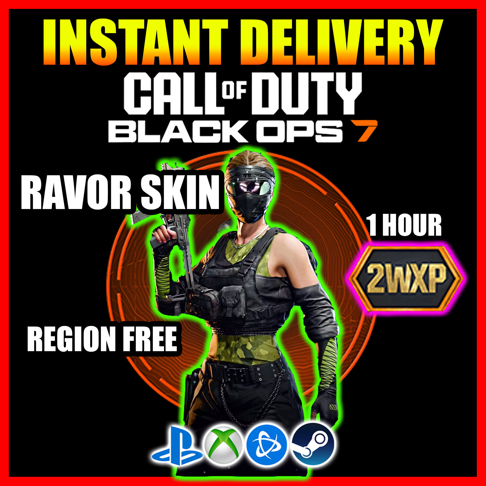 Black Ops 7 Müllermilch Muller Milk Exclusive Raver Operator Skin | BO7 SKIN 2XP
