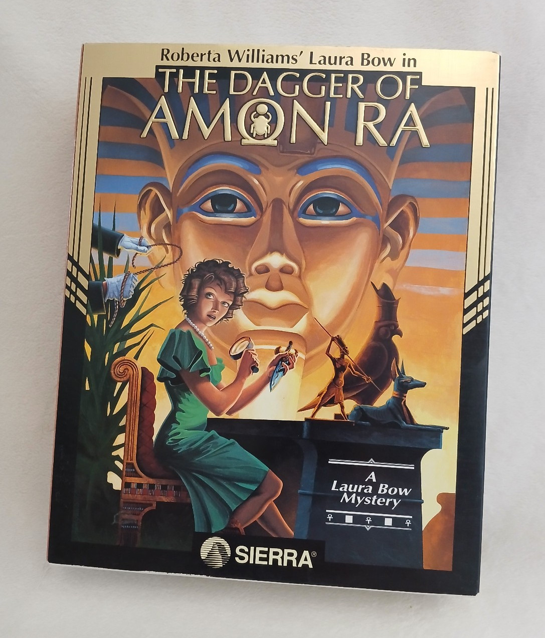 Vintage 1992 Sierra Dagger of Amon Ra Big Box PC 3.5 disk Complete VG