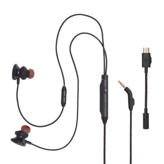 USB-C & 3.5mm JBL Quantum 50C Type-C Stereo In-Ear Gaming Headphones Cellphones