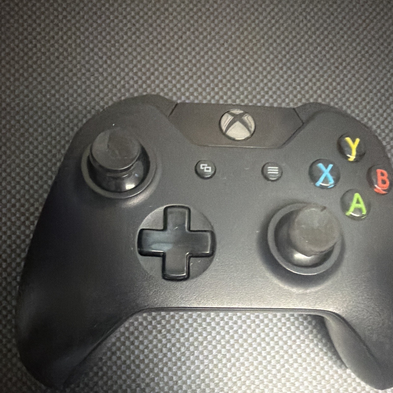 Microsoft Xbox One Wireless Controller Model 1537 Black Plastic Wireless