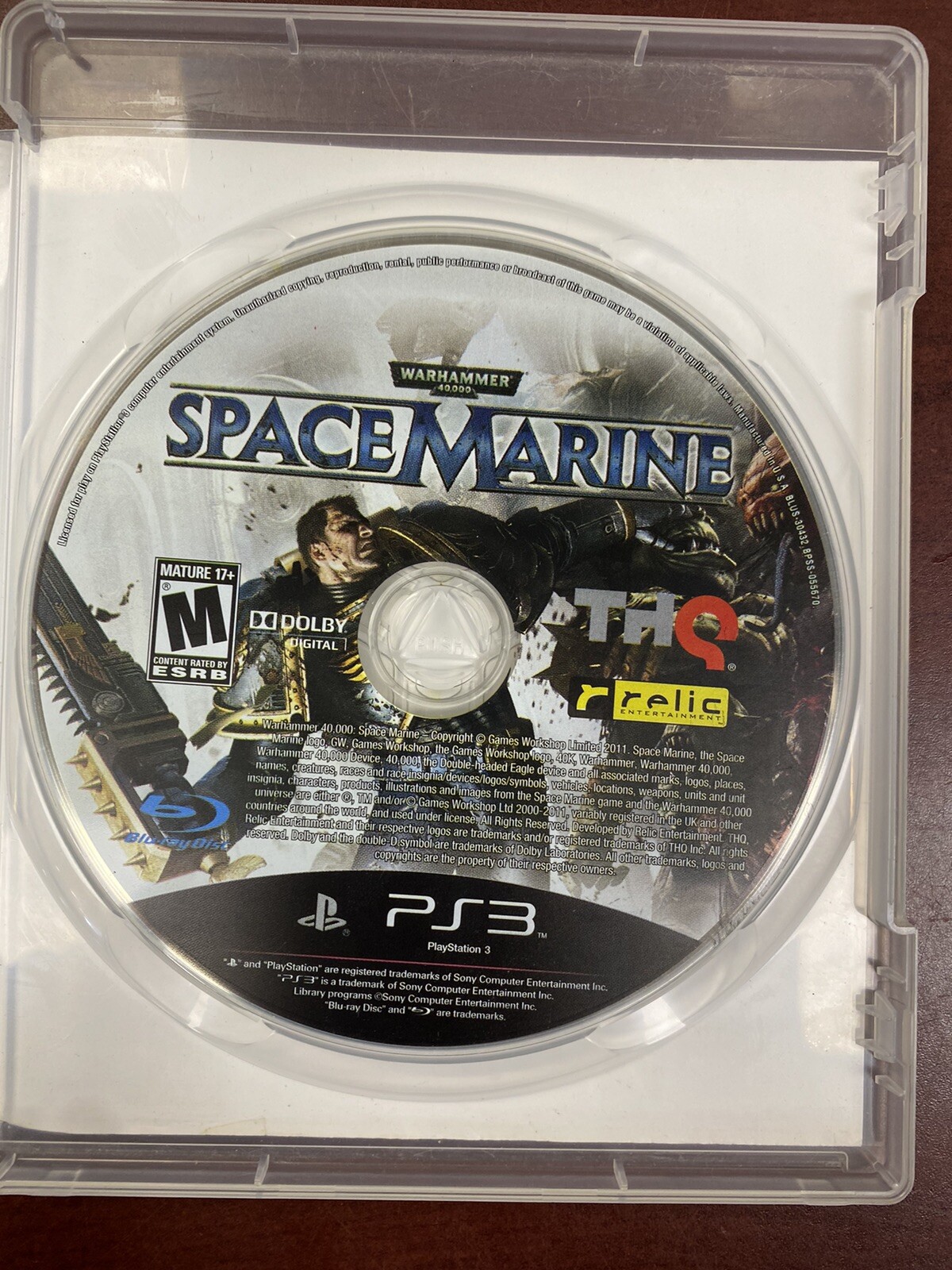 Wahammer 40K: Space Marine – Sony PlayStation 3 PS3 Complete