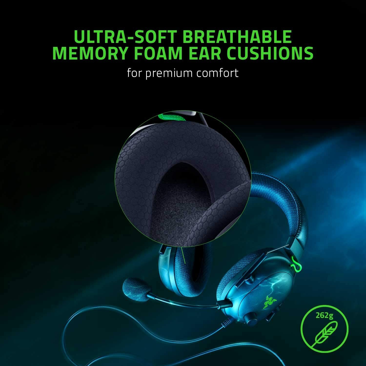 Razer – BlackShark V2 X Wired 7.1 Surround Sound Gaming Headset for PC PS5 XBOX