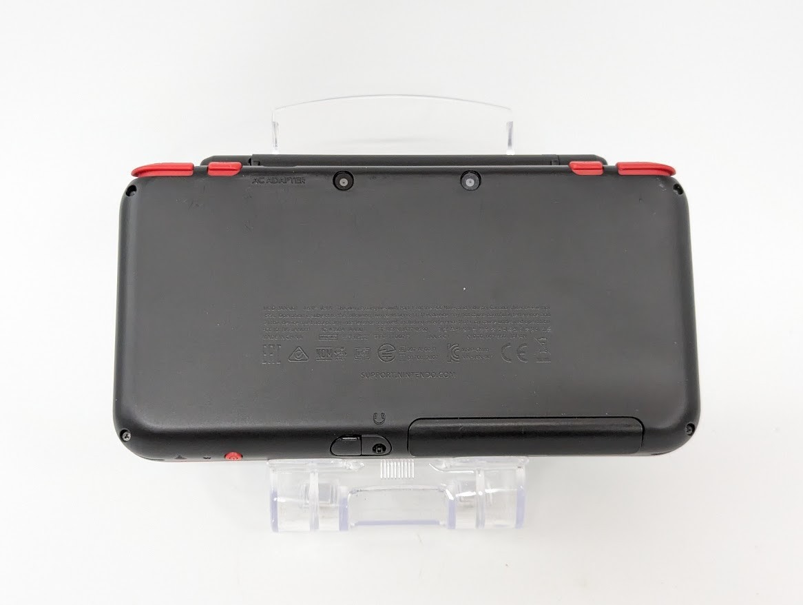 B345 Nintendo new 2DS console LL XL Mario Kart Black x Red Japan w/pen fx