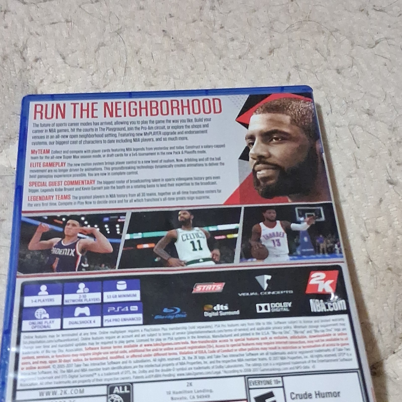 2K NBA 2K18 – Sony PlayStation 4 Sports Basketball Multiplayer E10+ 2017