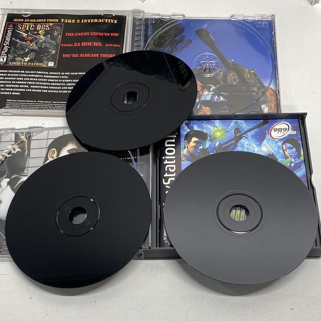 Syphon Filter 2 Area 51 4 PlayStation PS1 Game Lot 2000s