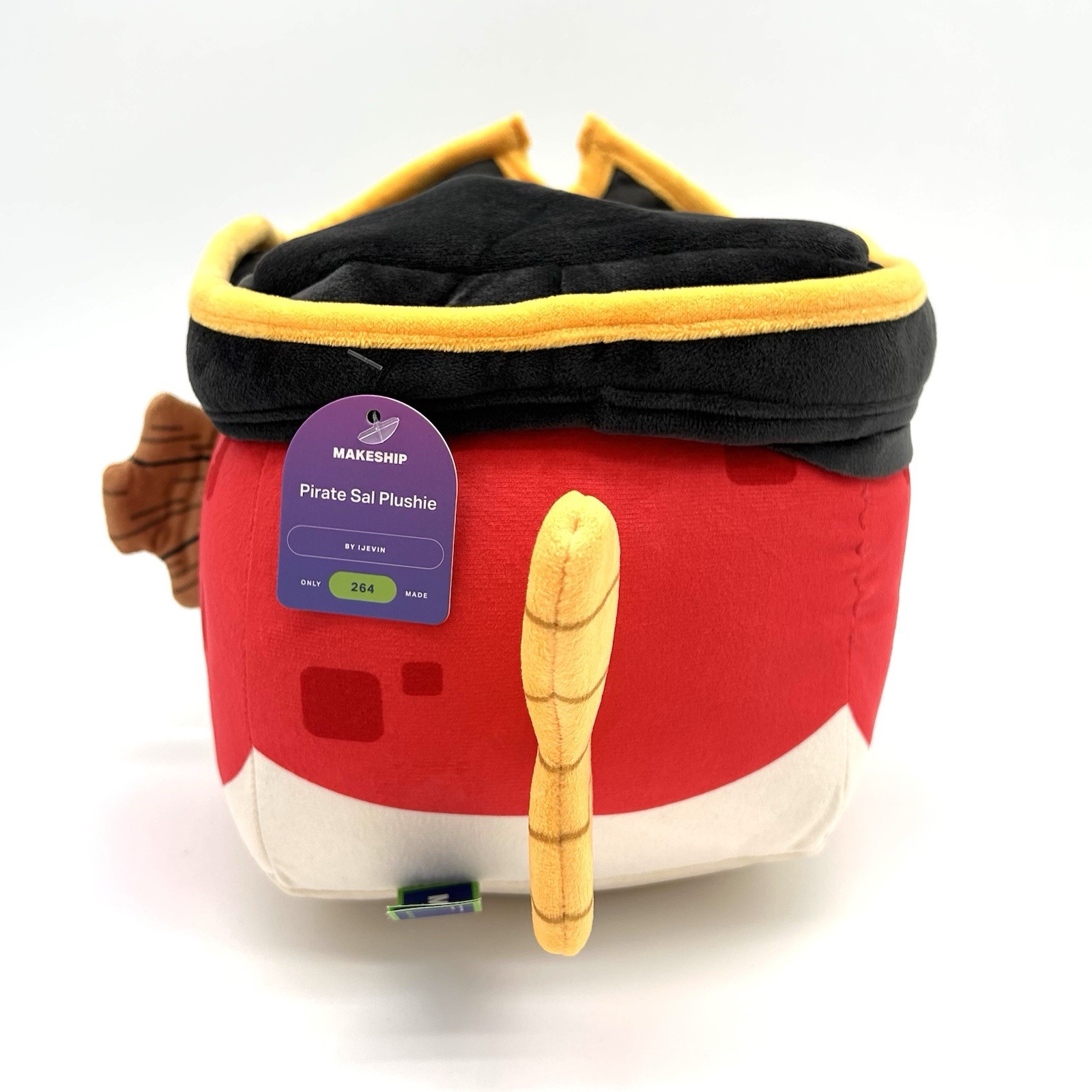 Makeship Pirate Sal Fish Plush iJevin Hermitcraft Minecraft Gamer LE 264 RARE