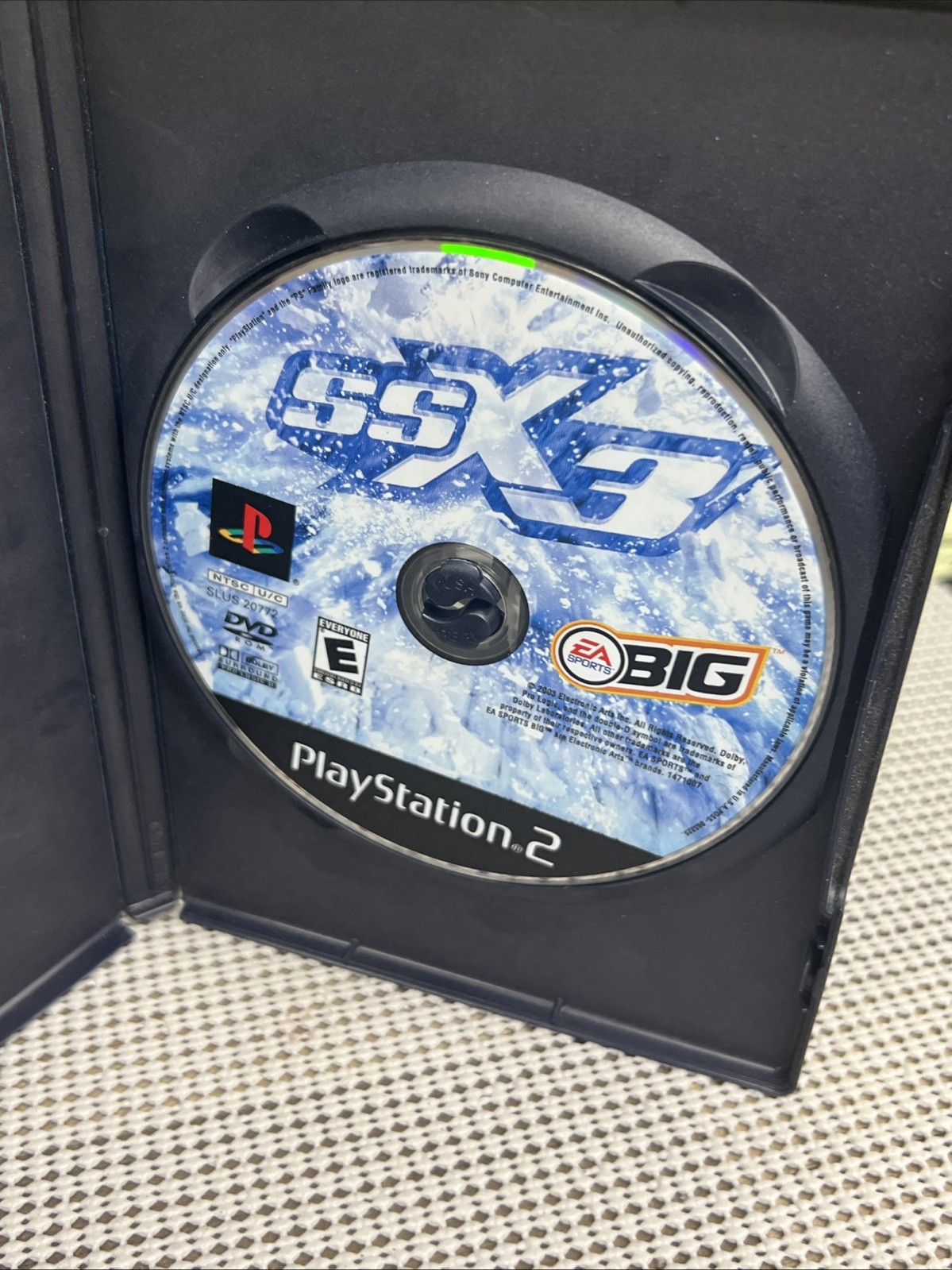 SSX 3 (Sony PlayStation 2, PS2, 2003) Black Label No Manual