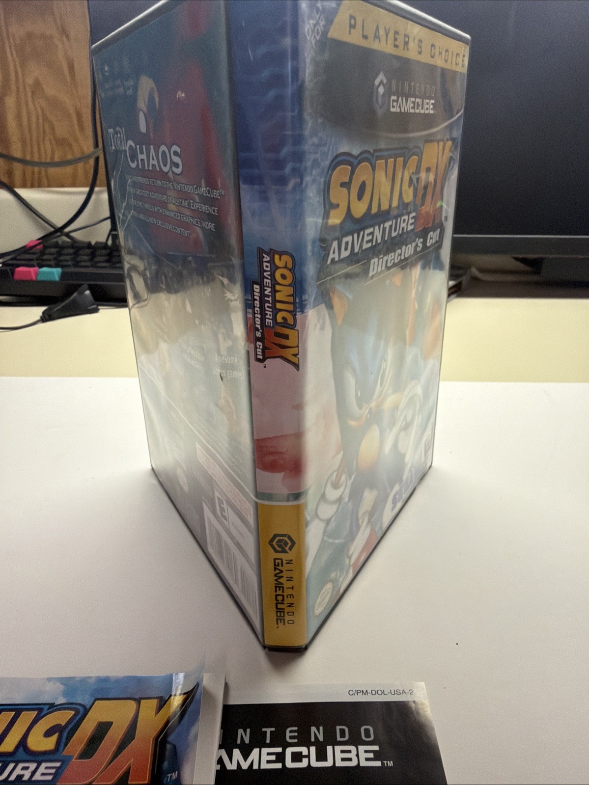 Sonic Adventure DX: Director’s Cut (Nintendo GameCube, 2003) Cib With Reg Card