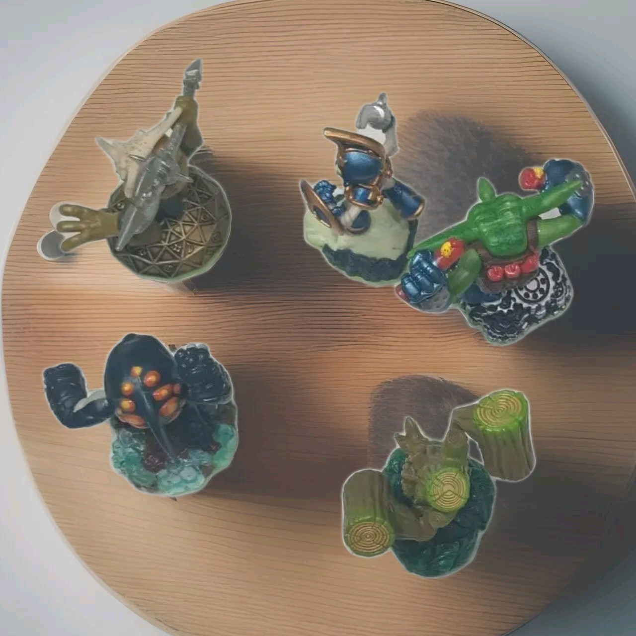 Skylanders Spyros Adventure – Lot Of 5 Chop Chop, Boomer, Voodood, Stump Smash