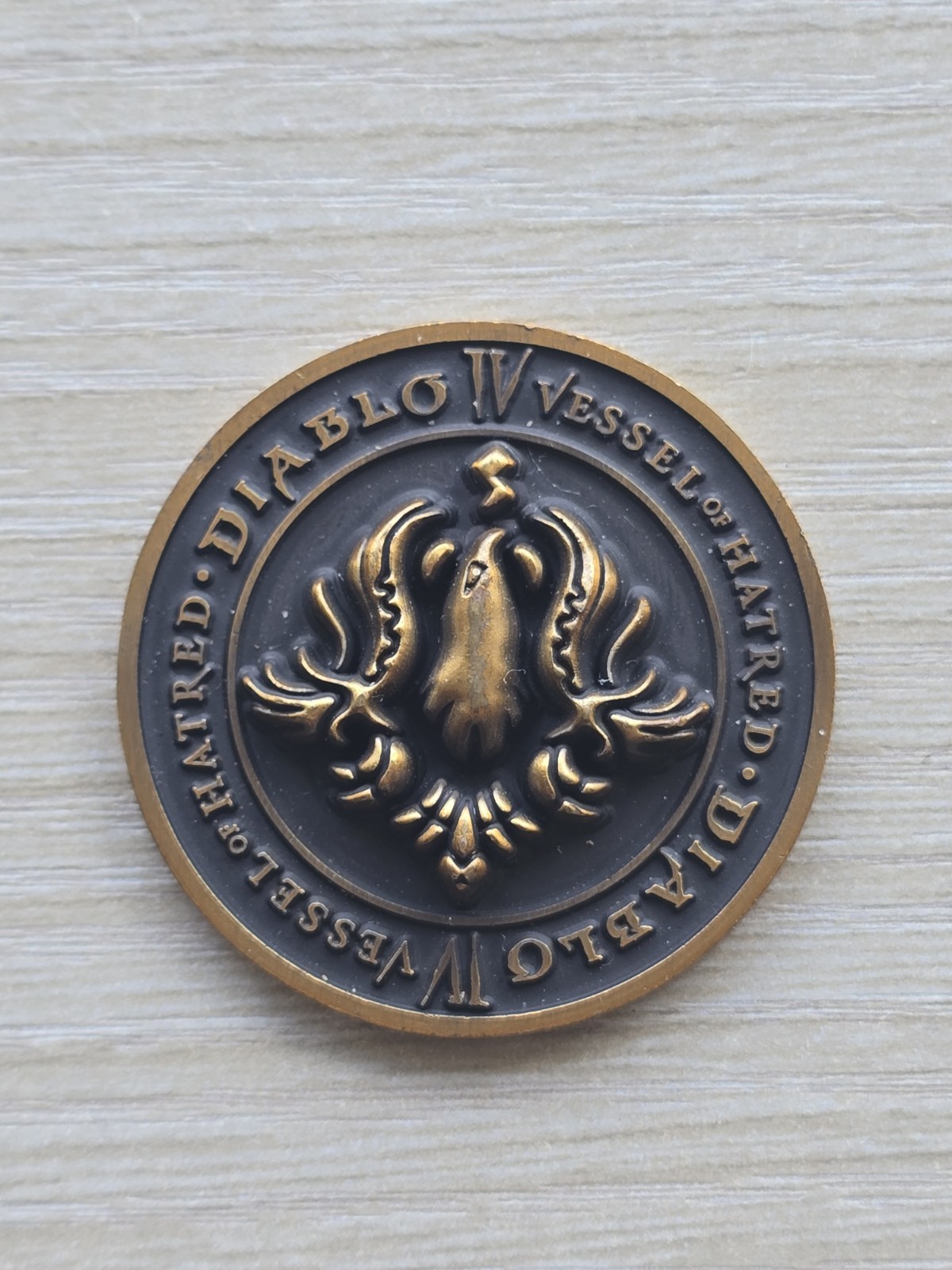 Diablo 4 IV Vessel Of Hatred Coin Medal Spiritborn EAGLE Gamescom Blizzard Promo