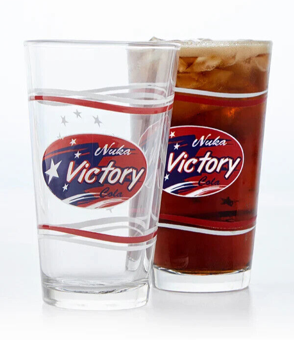 Fallout Nuka Cola Pub Glass Set of 4 (Series 2) – Wild – Dark – Grape – Victory
