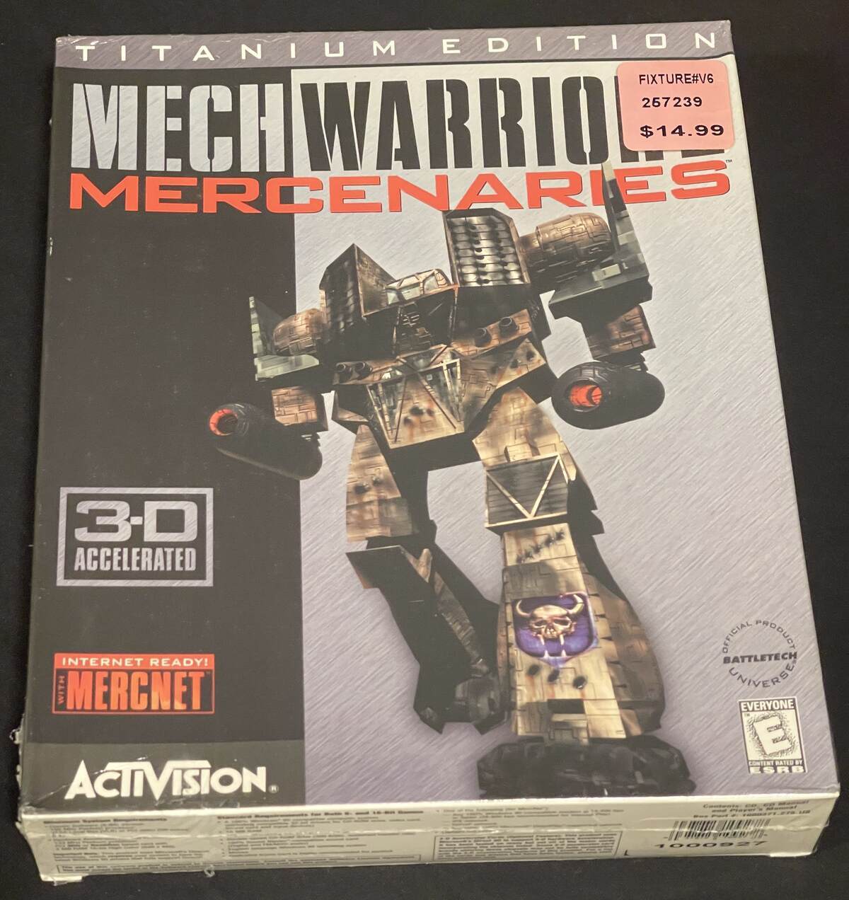 MECHWARRIOR 2 MERCENARIES TITANIUM EDITION SEALED BIG BOX PC GAME BATTLETECH