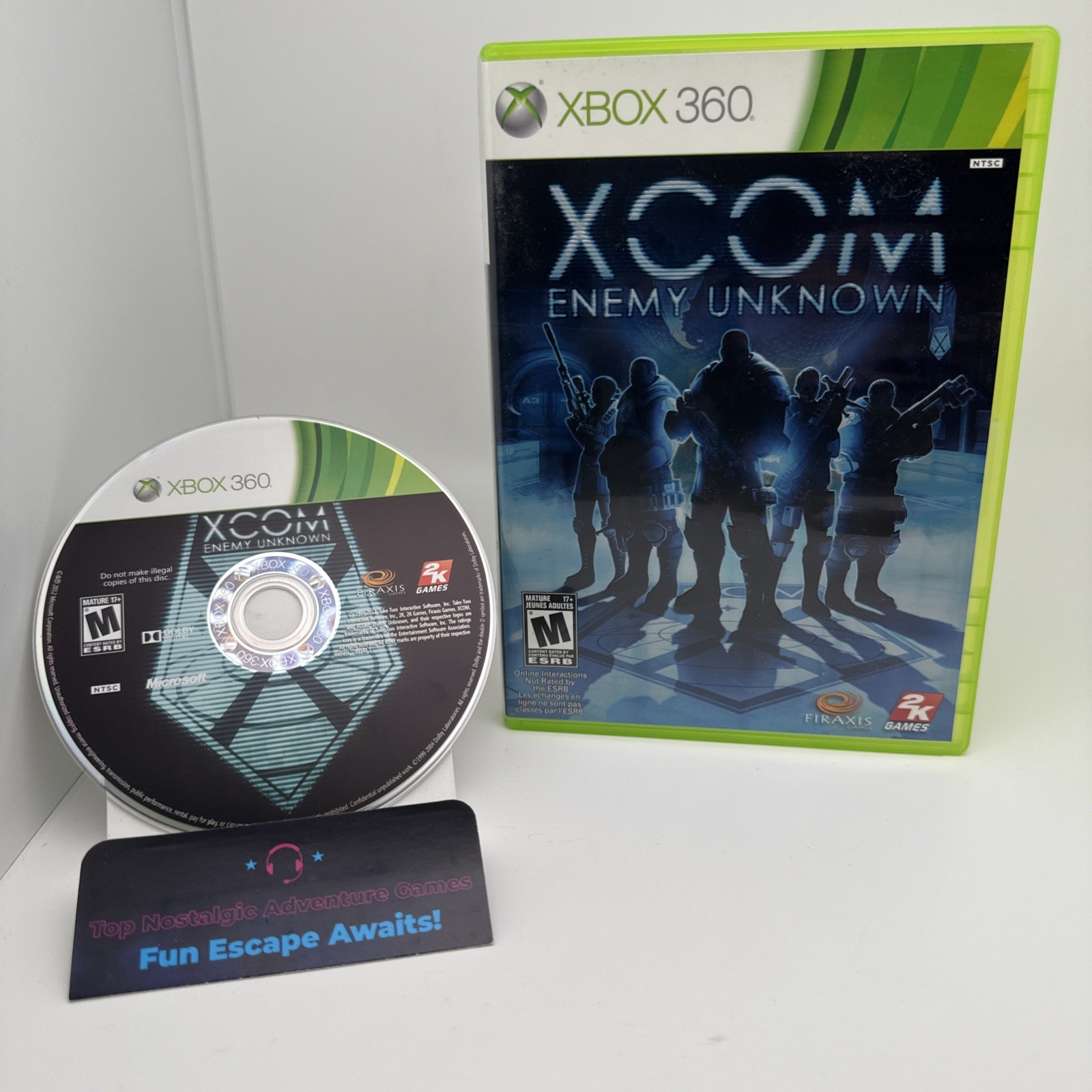 XCOM ENEMY UNKNOWN !No Manual! (Microsoft Xbox 360)