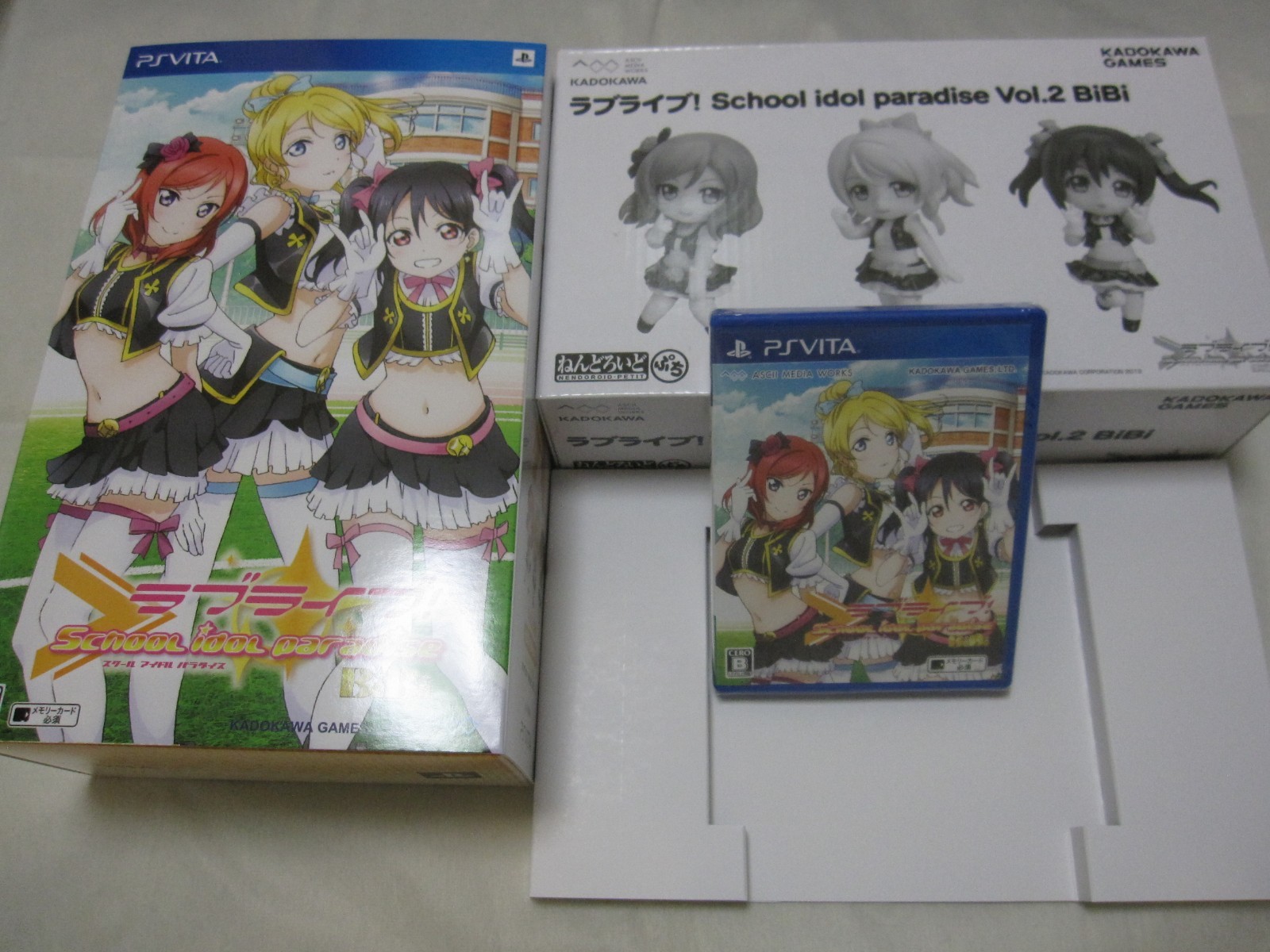 New 7-14 Days to USA Gamers Limited BOX Vita Love Live School idol Vol.1-3 Japan