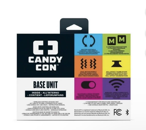 Candy Con Wireless Bluetooth Controller for Nintendo Switch & PC New