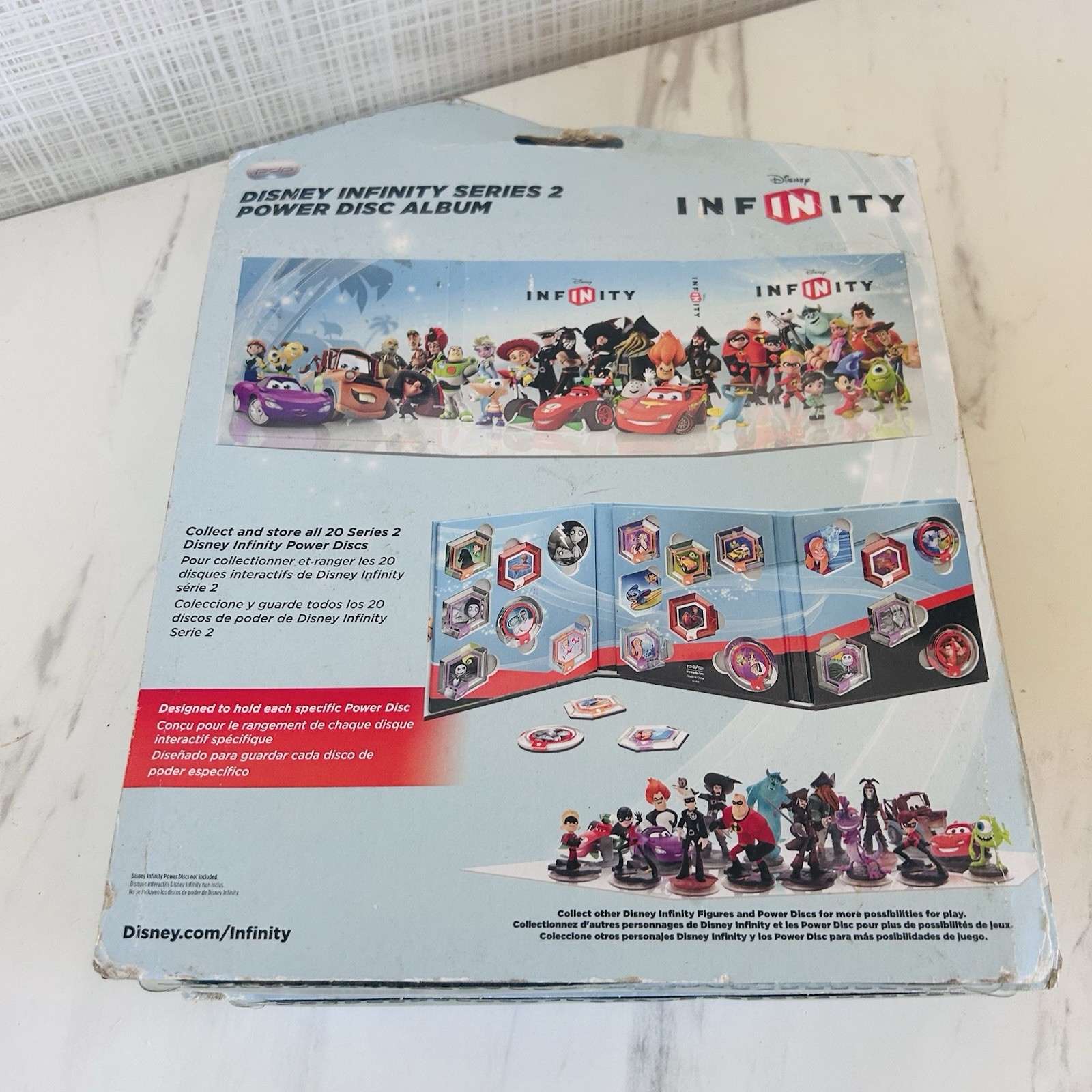 2 Disney Infinity Power Disc Album Holds 20 Wave 1 Power Discs PDP Gaming NEW