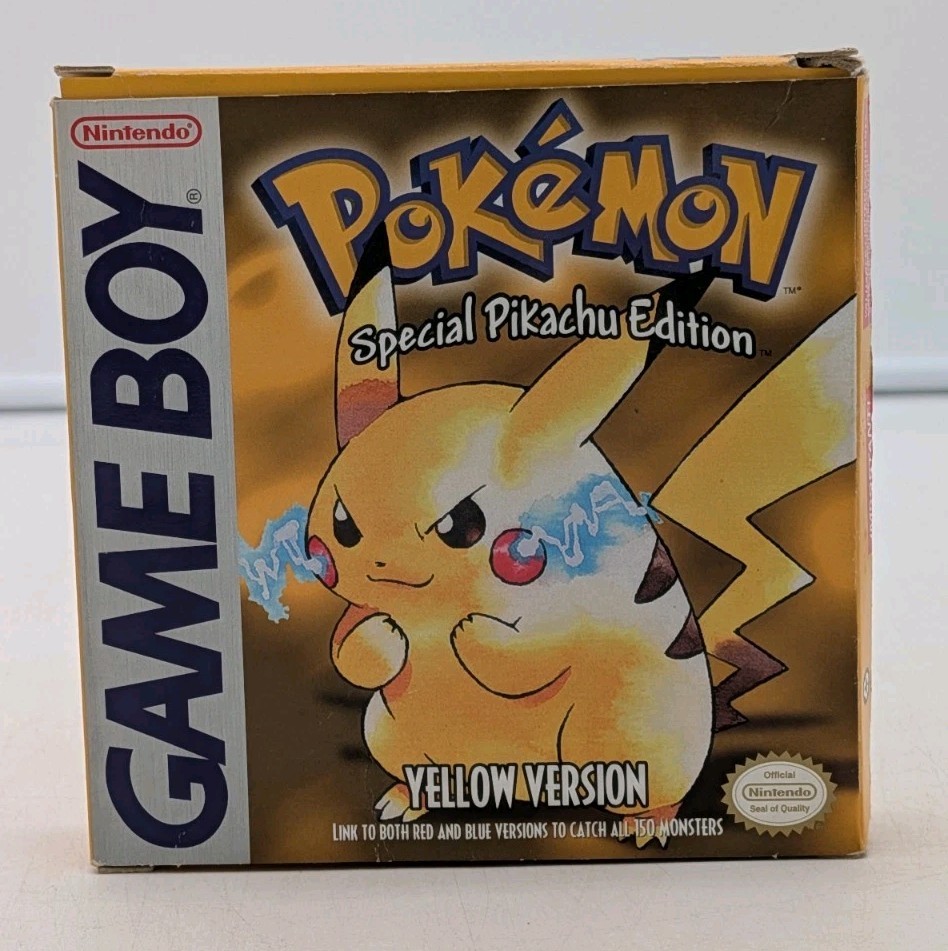Pokemon Yellow Version Nintendo Game Boy Second Printing Complete In Box CIB VGC