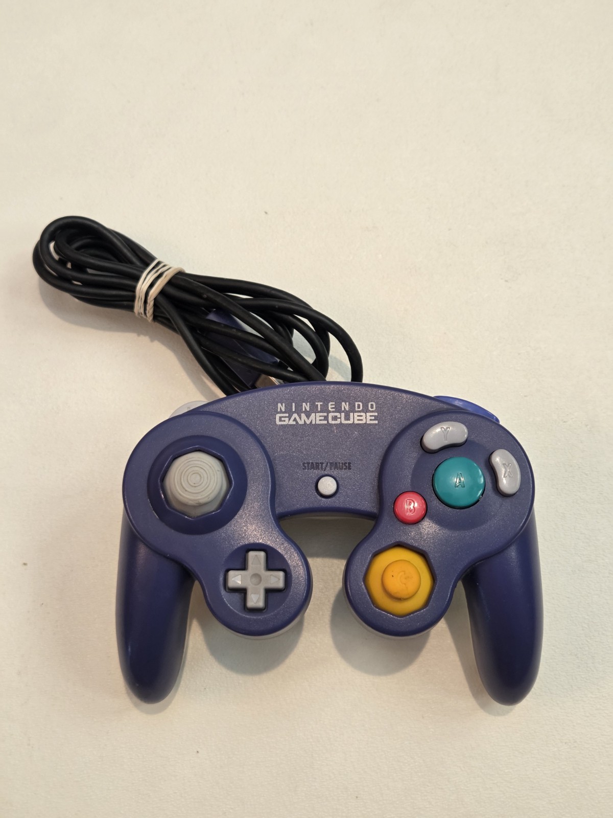 Nintendo GameCube Black Console DOL-001 / 1 Controller & Cords Bundle Tested