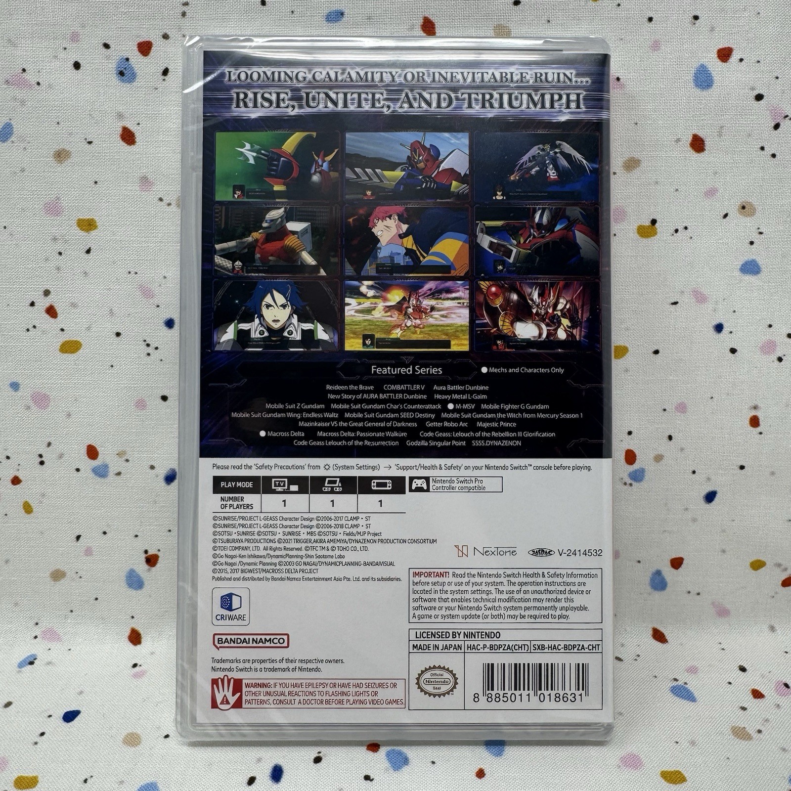 SUPER ROBOT WARS Y Brand New NINTENDO SWITCH Game ASIAN release, Ships from USA