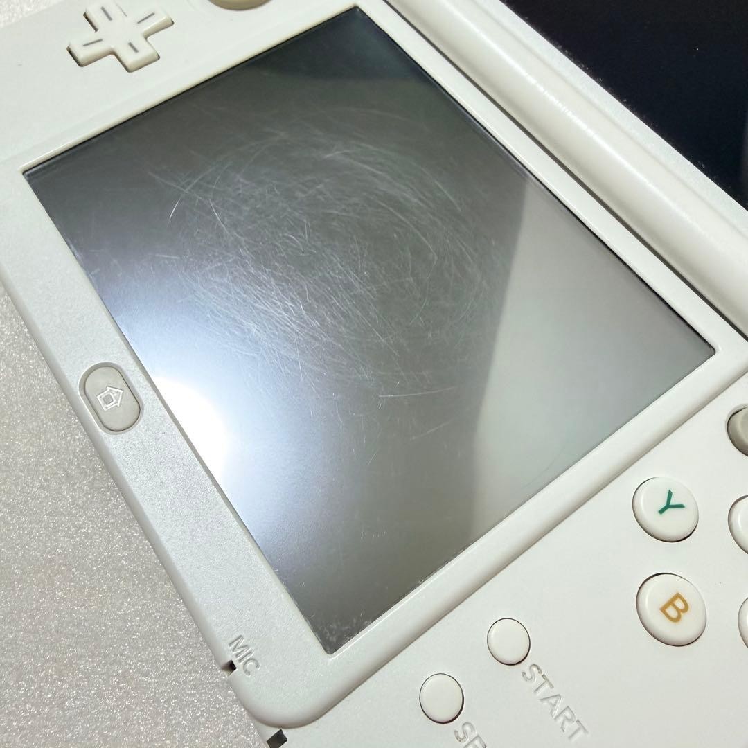 New Nintendo 3DS LL XL Pearl White Console IPS Mem Card Tested Working #65