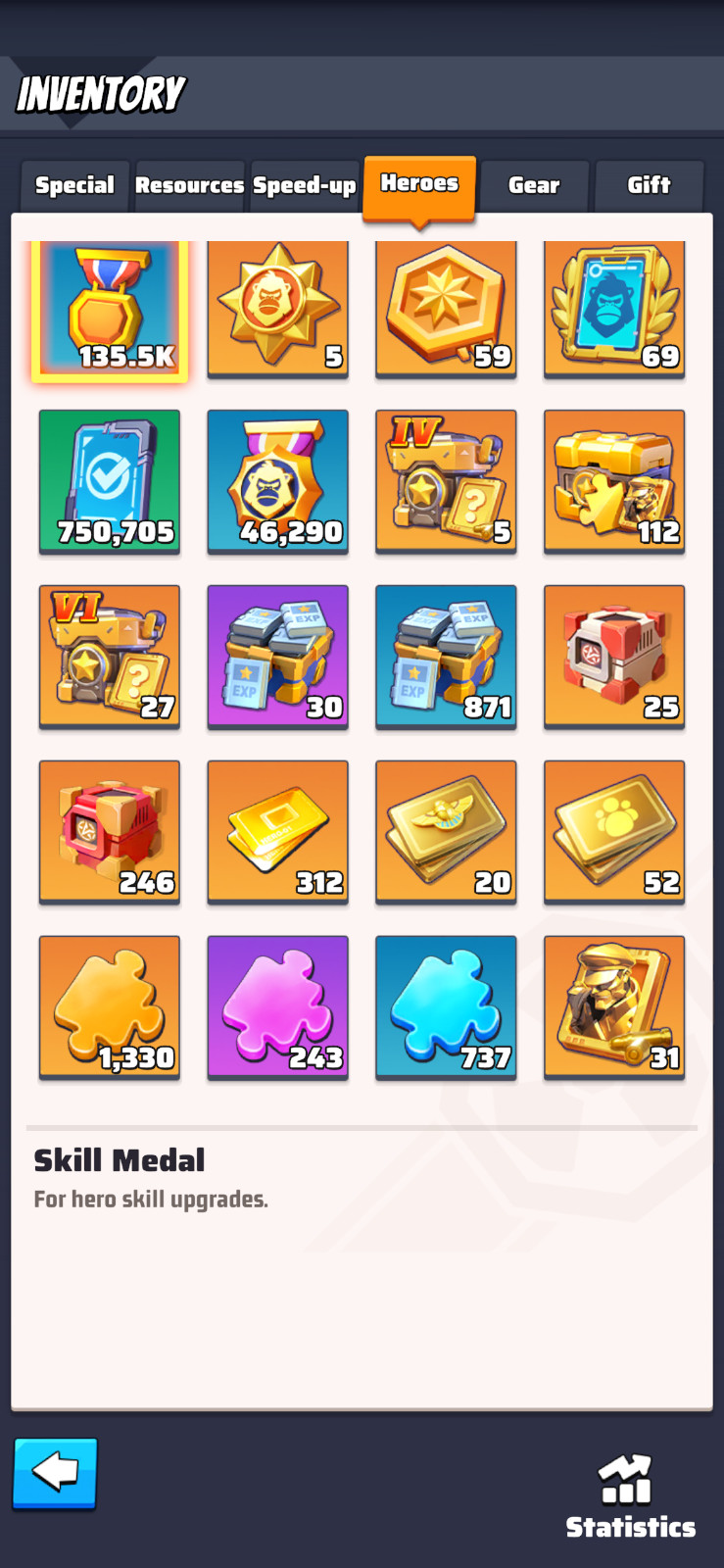 last war account 35 HQ T1 45m+ server 100*