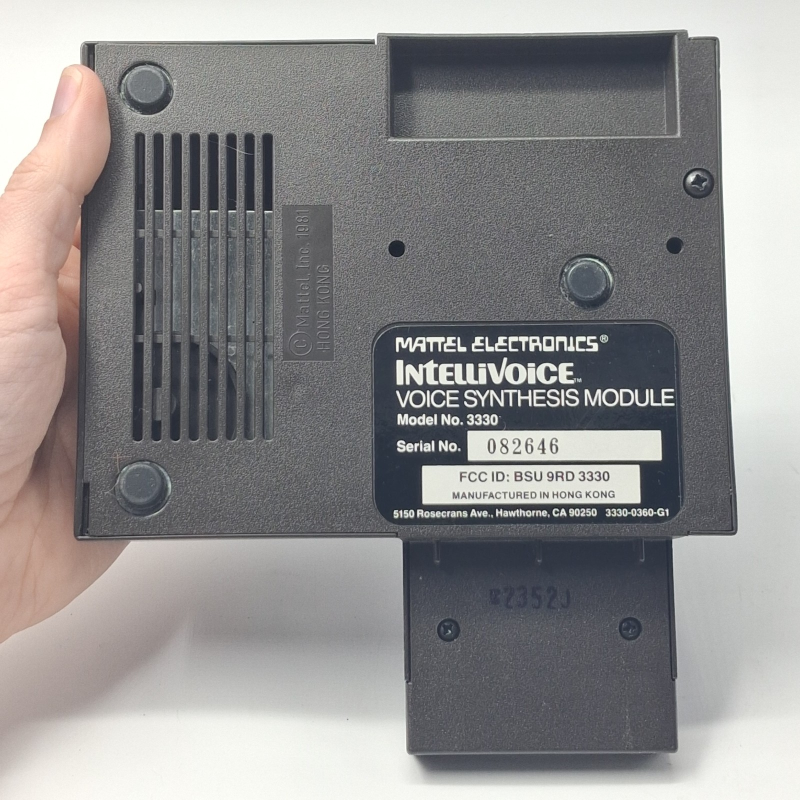 Mattel Intellivision Intellivoice Voice Synthesis Module In Box Untested