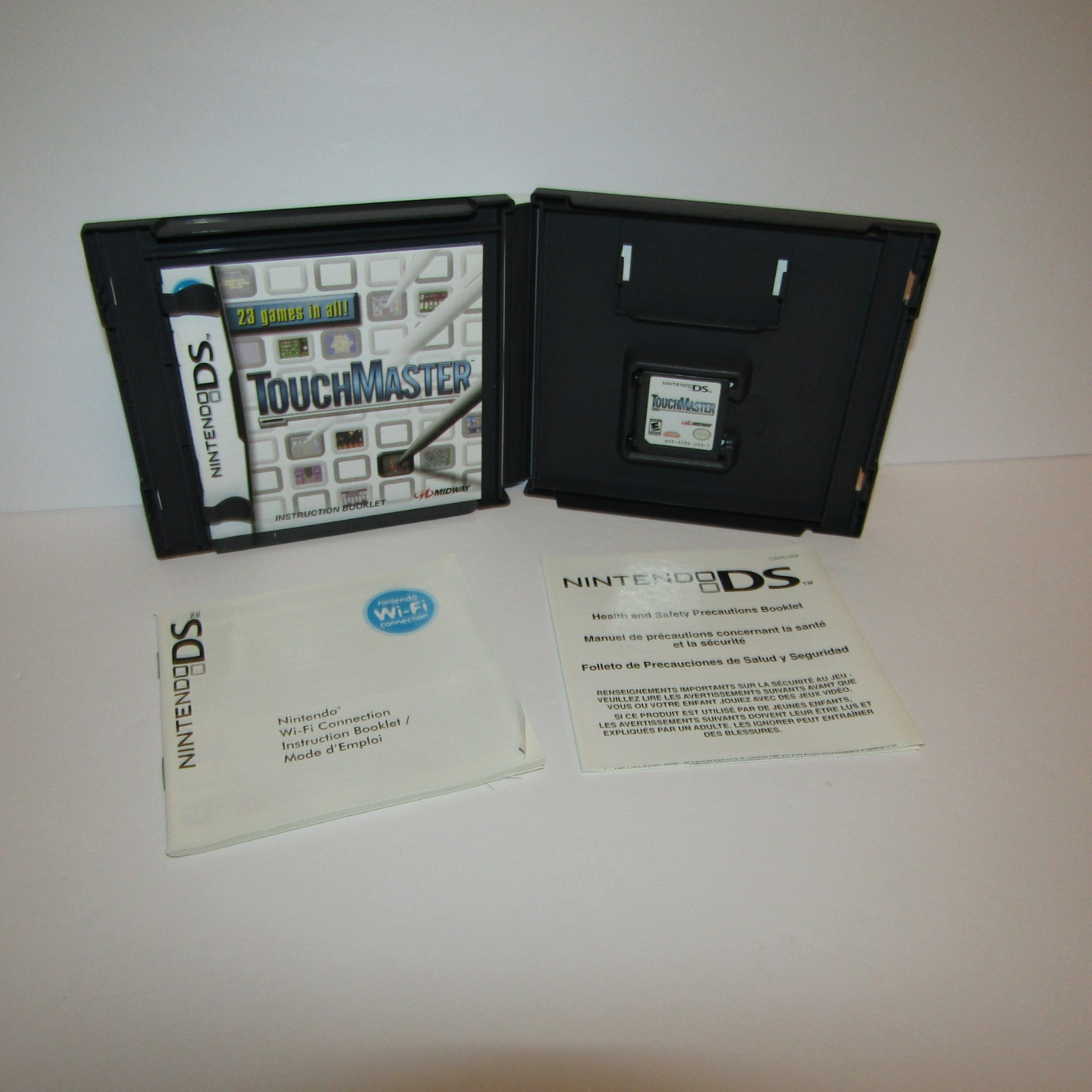 Touch Master Nintendo DS Video Game with Manual Tested and Working