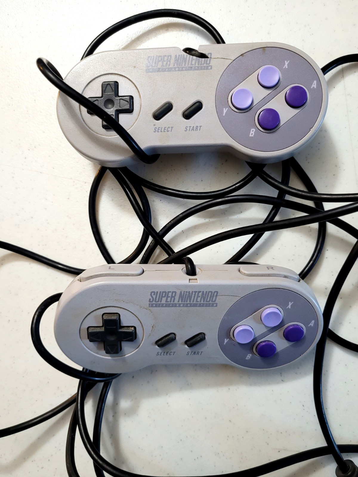 SNES Bundle Lot (Tested)Attn:See notes&pictures.Console,Games,Game Genie.Used.