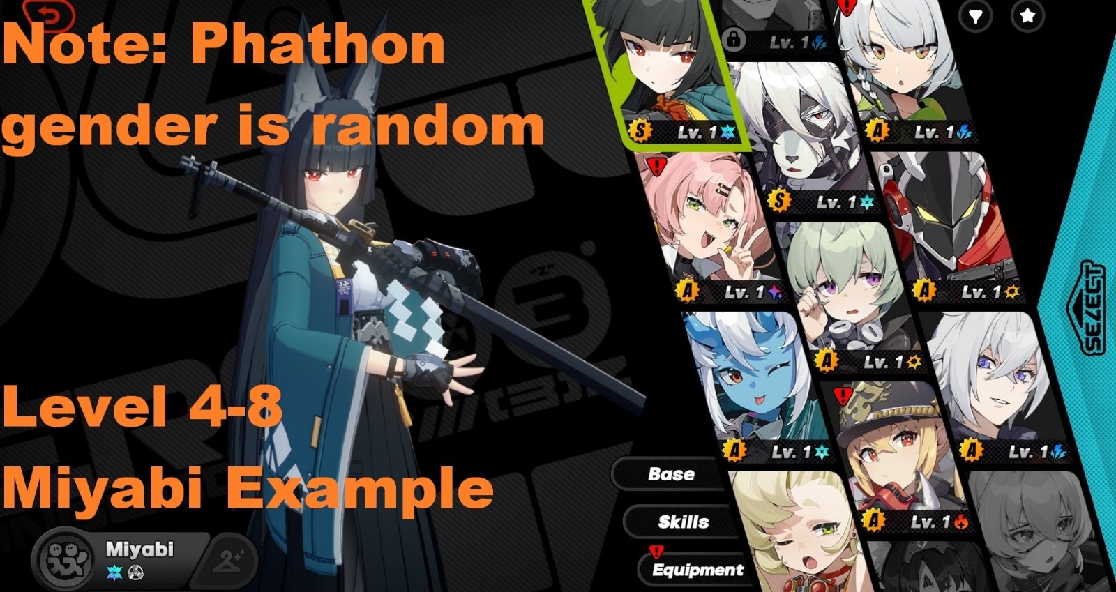 Zenless Zone Zero [NA/EU] Seed, Alice, Yuzuha, Miyabi, Yixuan, Astra Yao, MORE