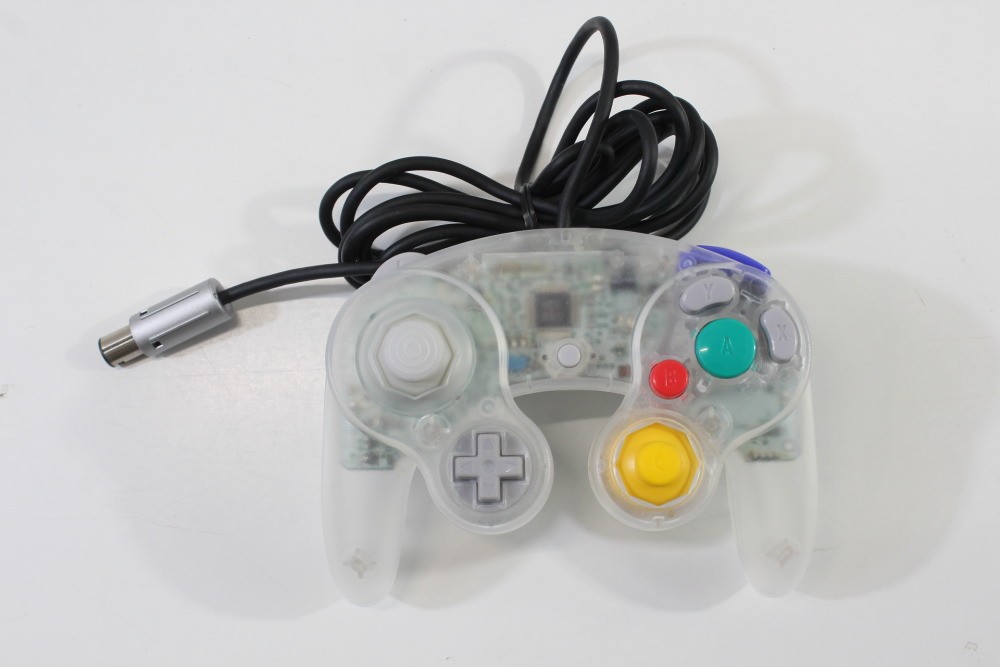 Nintendo Gamecube Clear White Console Controller AC AV Memory Card NTSC-U/C US