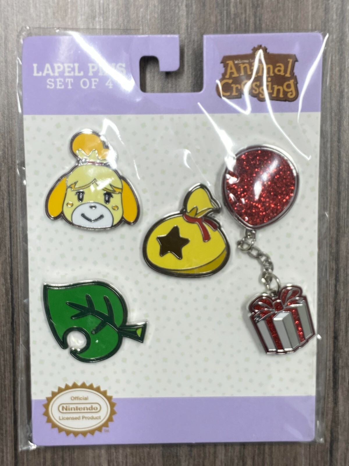 Controller Gear Authentic Nintendo Animal Crossing: Lapel Pins New 2 PACK