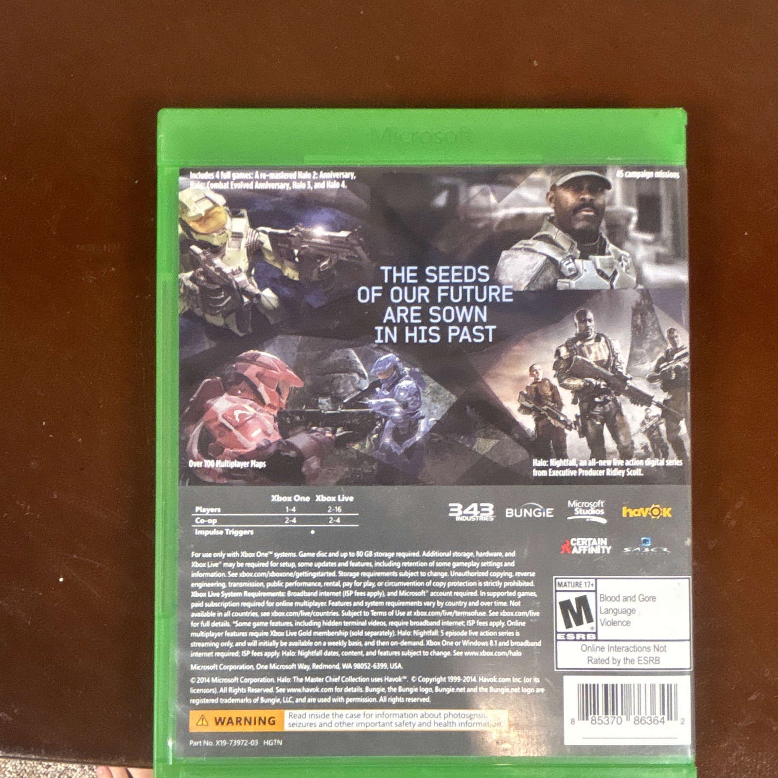 Halo: The Master Chief Collection Xbox One Multiplayer Shooter (2014)