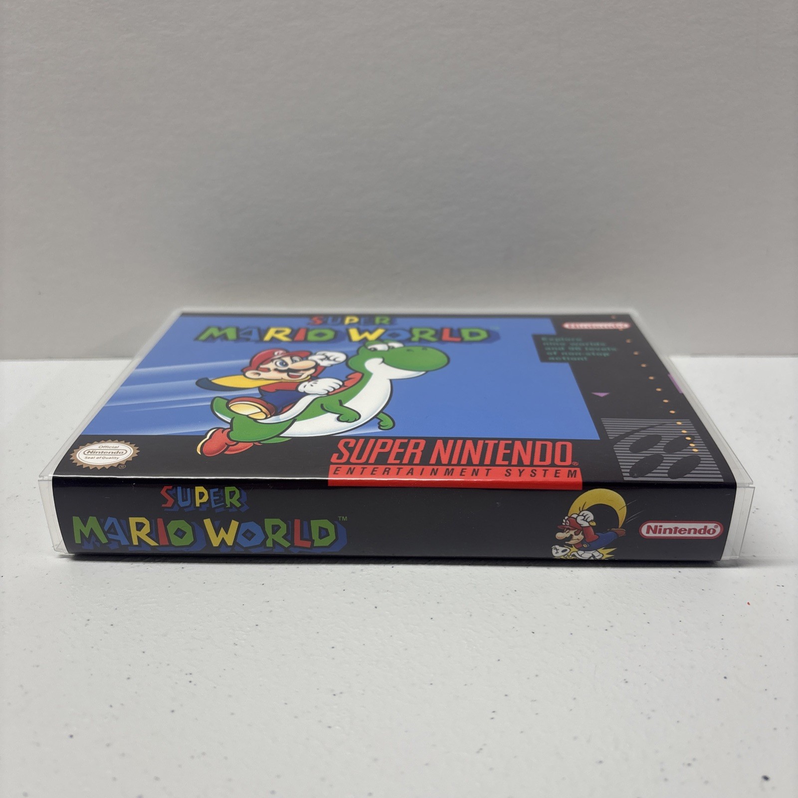 Super Mario World SNES Universal Game Case for Game Cartridge *CASE ONLY*