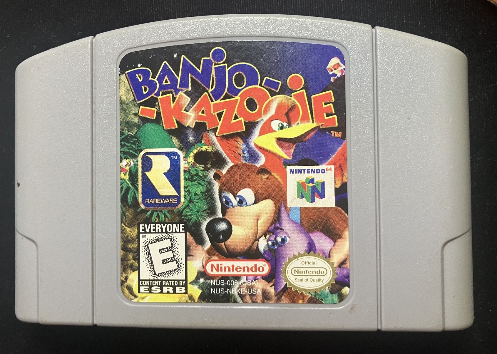 BANJO – KAZOOIE, Nintendo 64 N64 Authentic Game Cartridge, Rated E