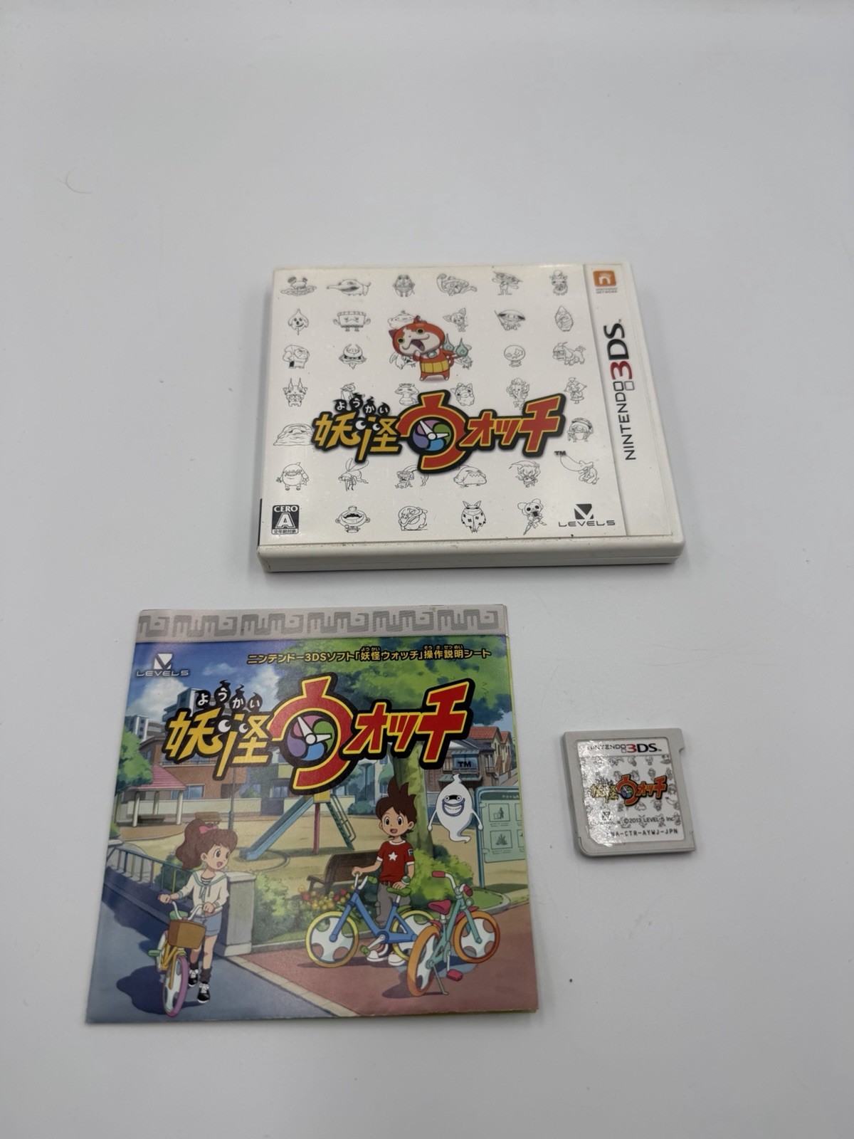 New Yo-Kai Watch Nintendo 3DS Japanese RPG Level-5 Yokai Watch Japan Import Game