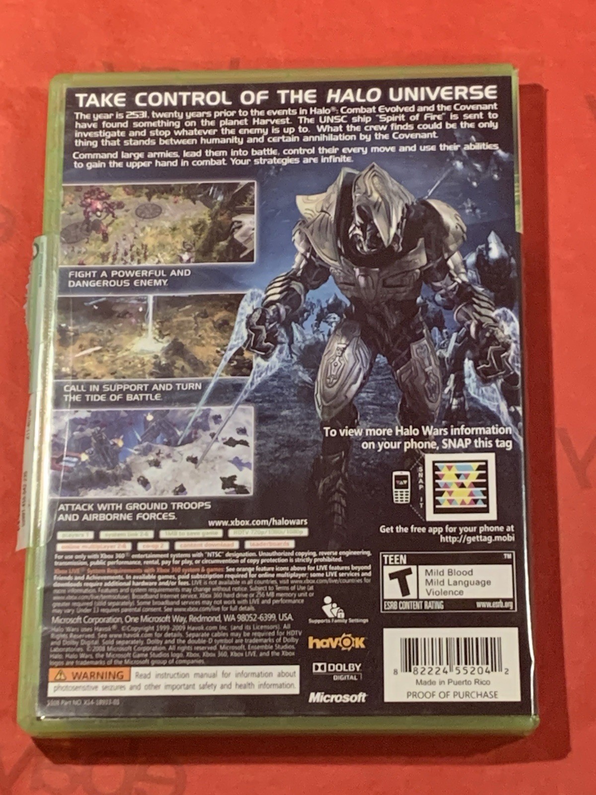 Lot of 6 Halo Xbox 360 Games: 1 Anniversary,3,4 ODST, Reach, Wars CIB & TESTED