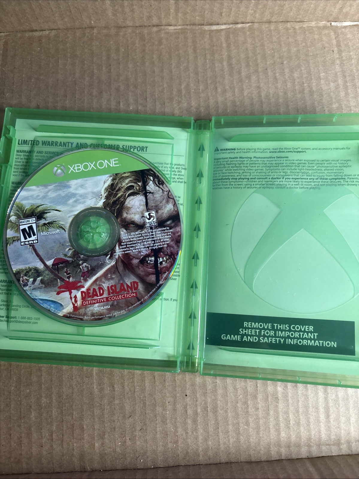 Dead Island Definitive Collection Xbox One, 2016, Tested Working CIB