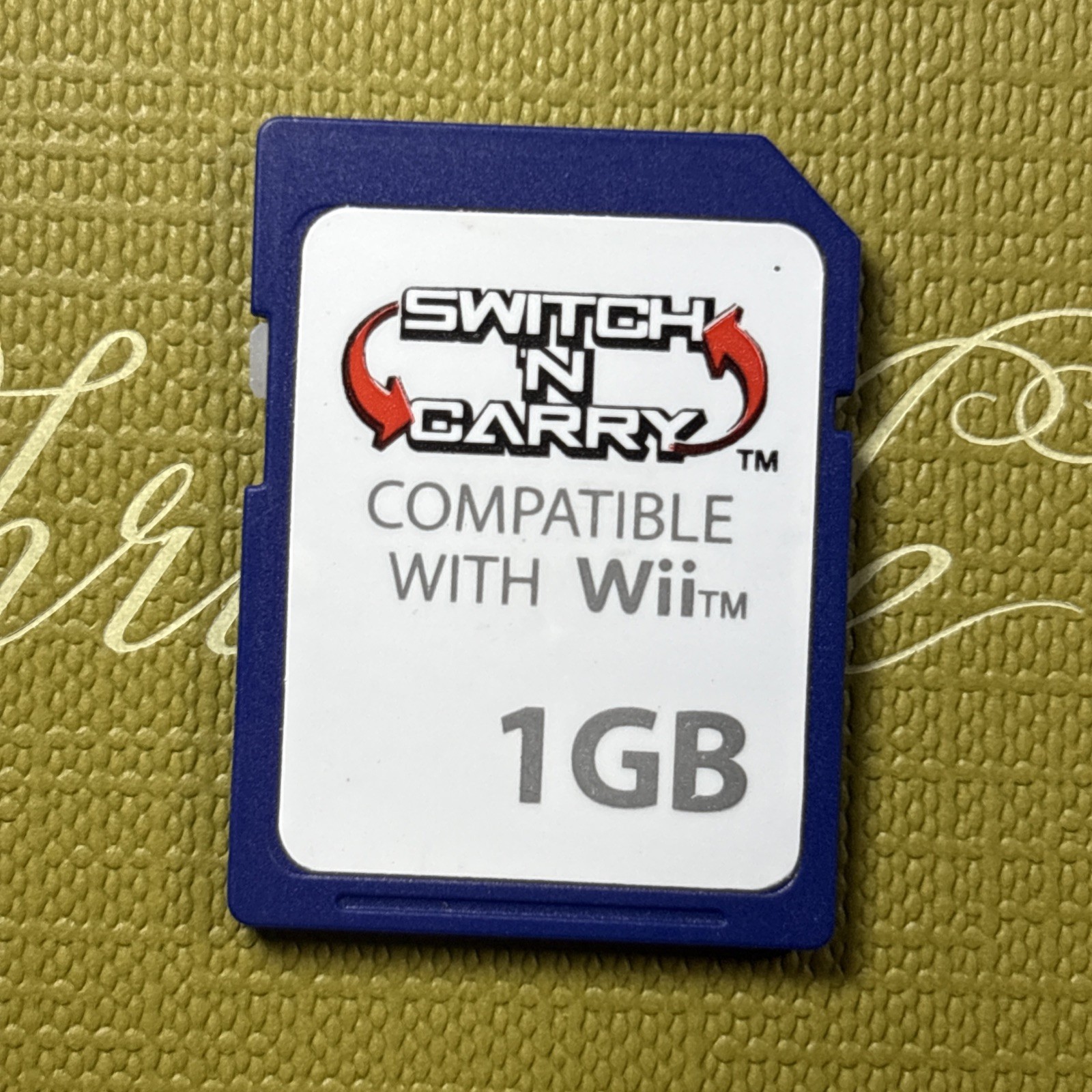 Nintendo Switch ‘N Carry Compatible with Wii SD Card 1GB Tested Working