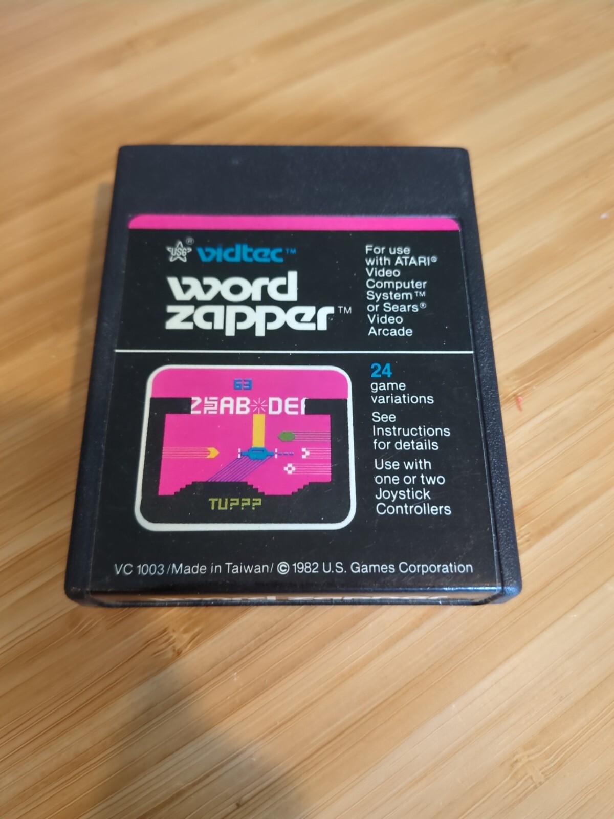 Word Zapper (Atari 2600, 1982) By Vidtec | 2600+ 7800+ Retron 77