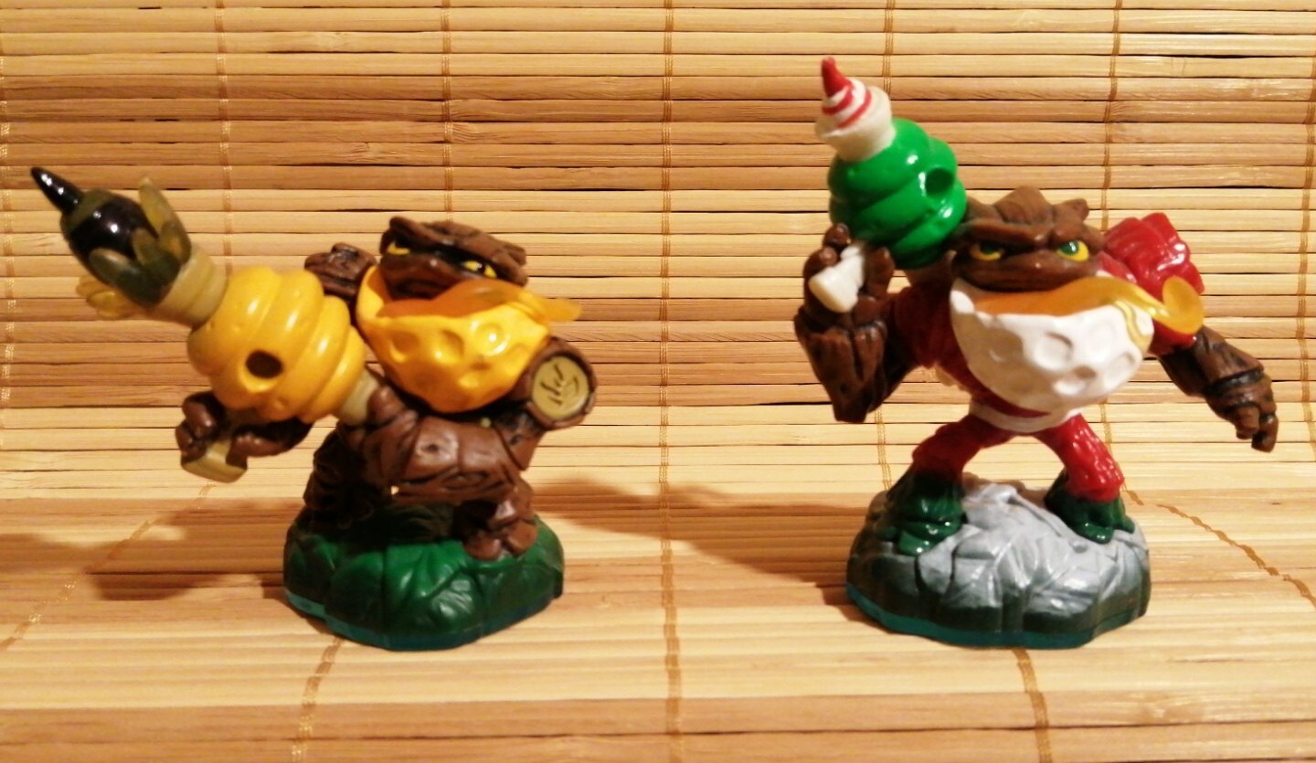 Lightcore Bumble Blast & Jolly Bumble Blast Skylanders Swap Force