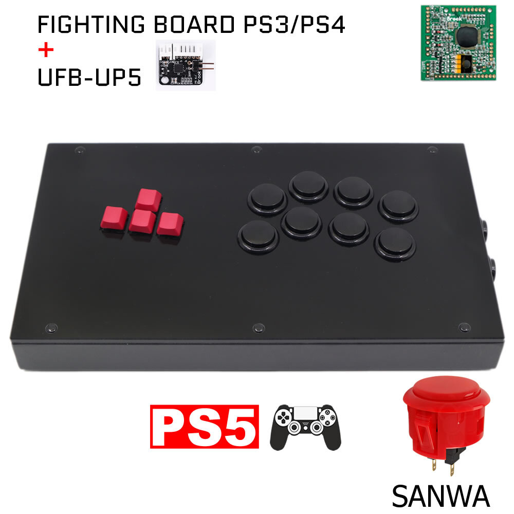 RAC-J800K Keyboard Button Arcade Joystick Game Controller PS5/PS4/PC Mixbox