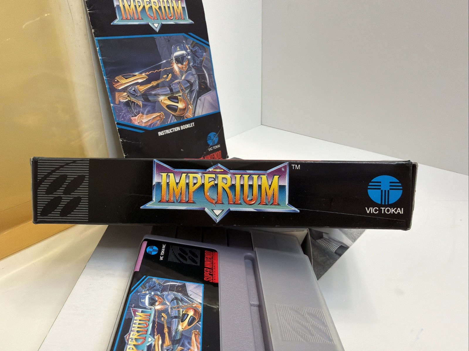 Imperium SNES Super Nintendo Game CIB Complete VGC Protective Case