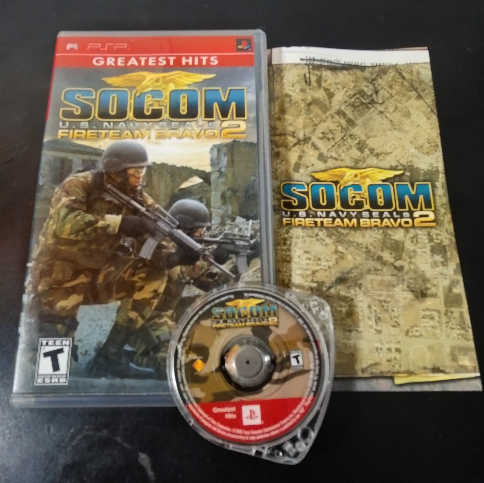 SOCOM: U.S. Navy SEALs – Fireteam Bravo 2 (PSP, 2006) CIB