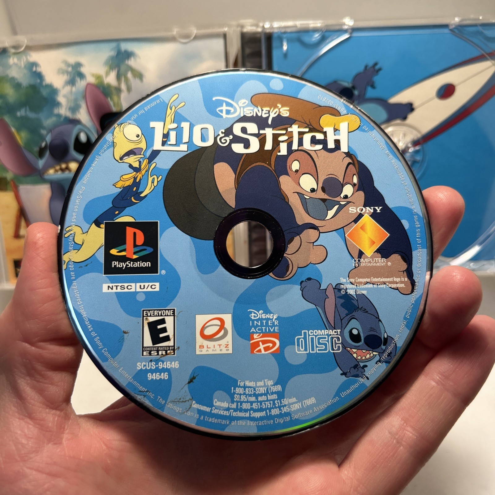 Disney’s Lilo & Stitch (Sony PlayStation 1, 2002) Complete Tested Fast Shipping!